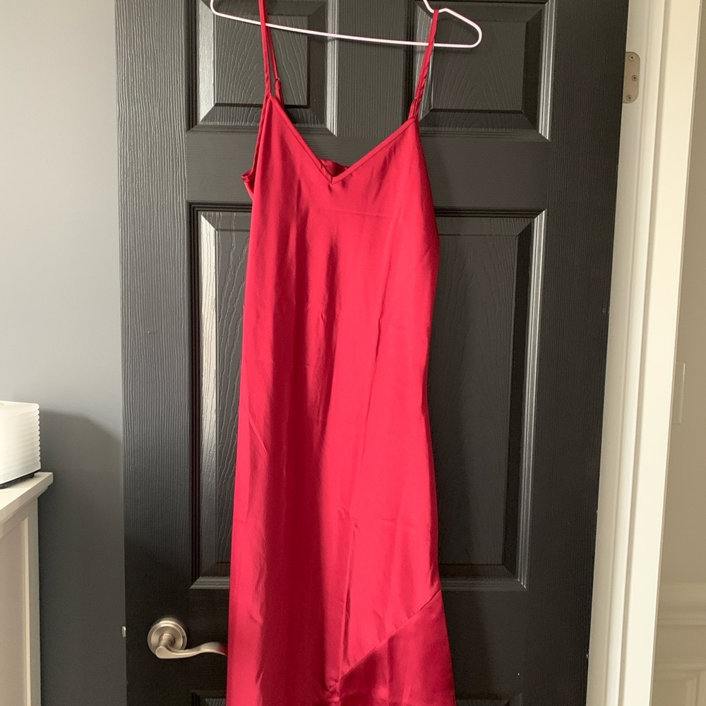 Knix x Birds of Papaya Slip Dress - Garnet - Picture 1 of 4